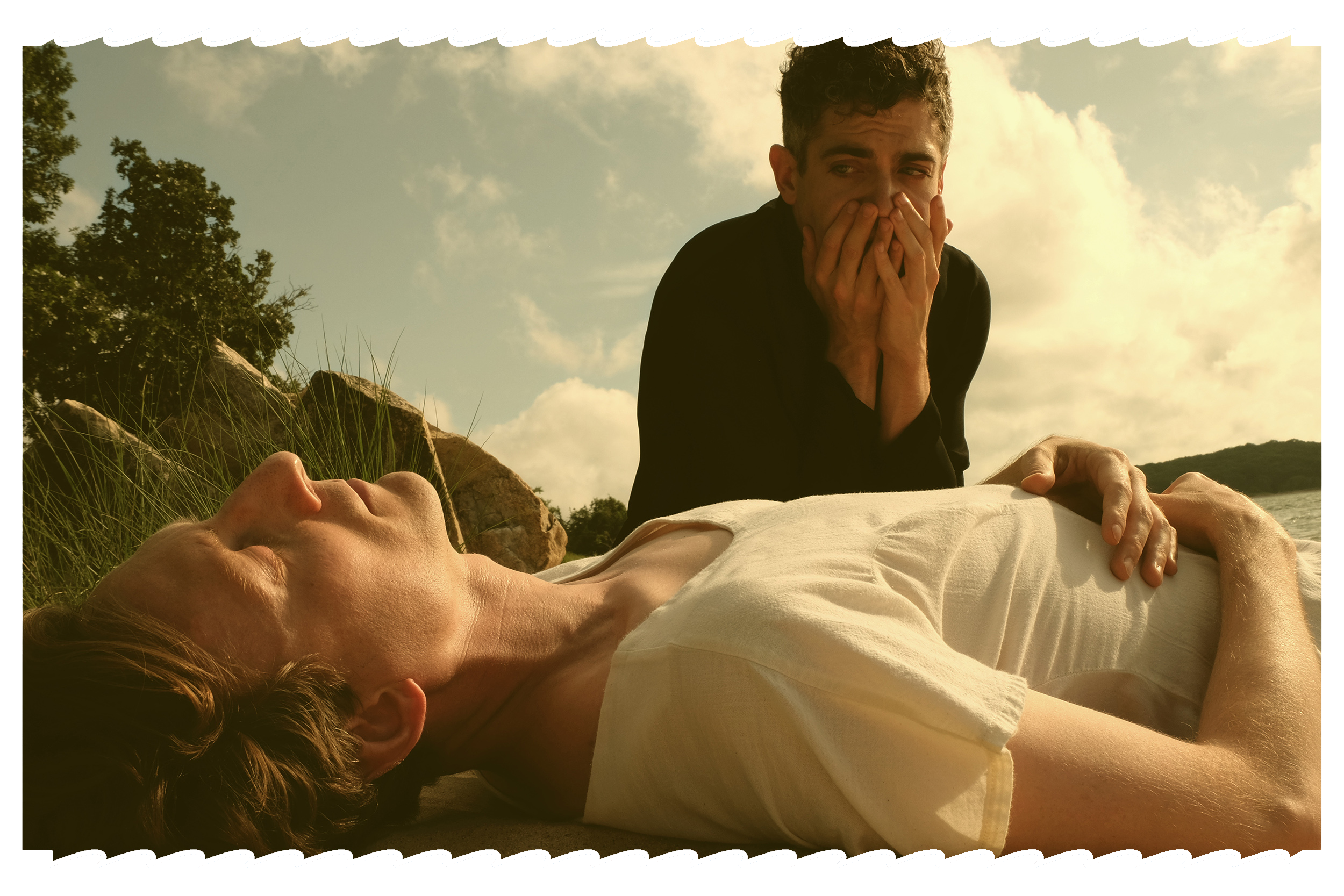 Reid, Jeremy, and Jack at the beach